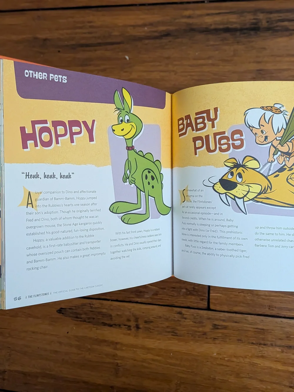The Flintstones Official Guide - Orange & Blue Hardcover